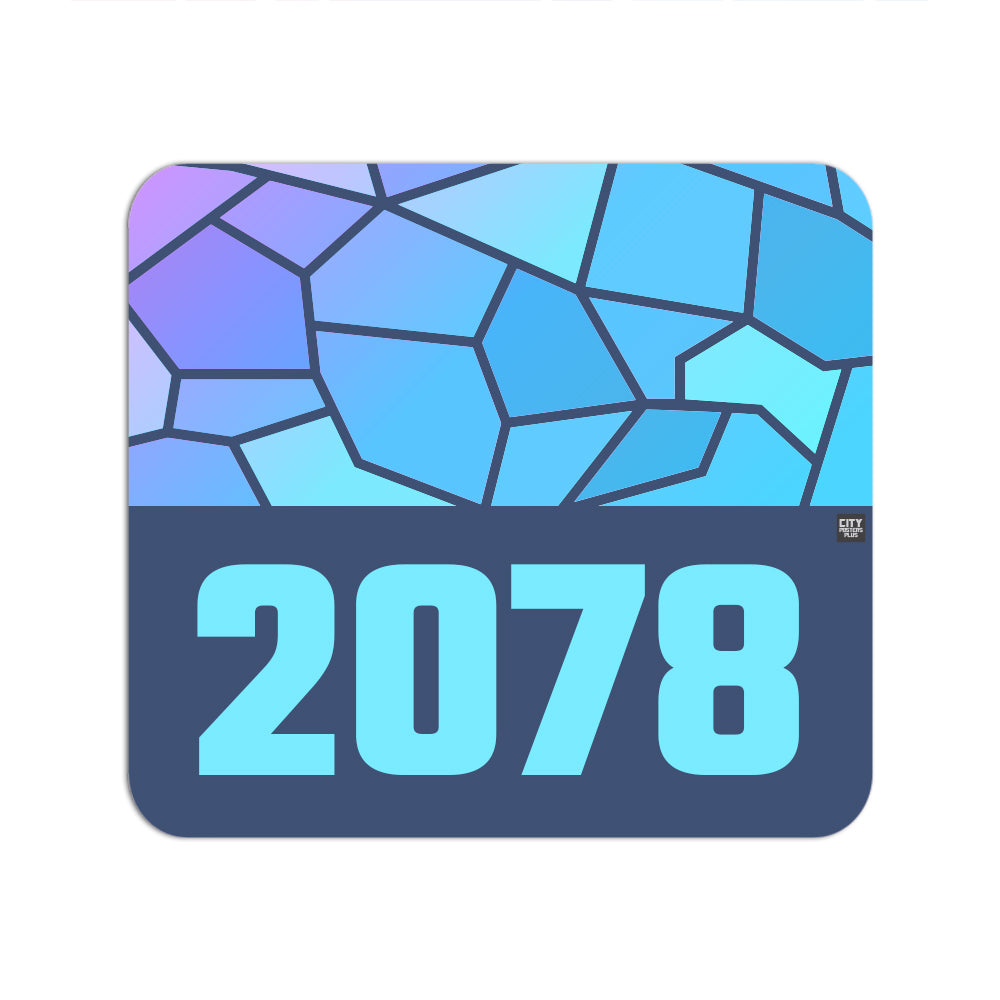 2078 Year Mousepad (Navy Blue)