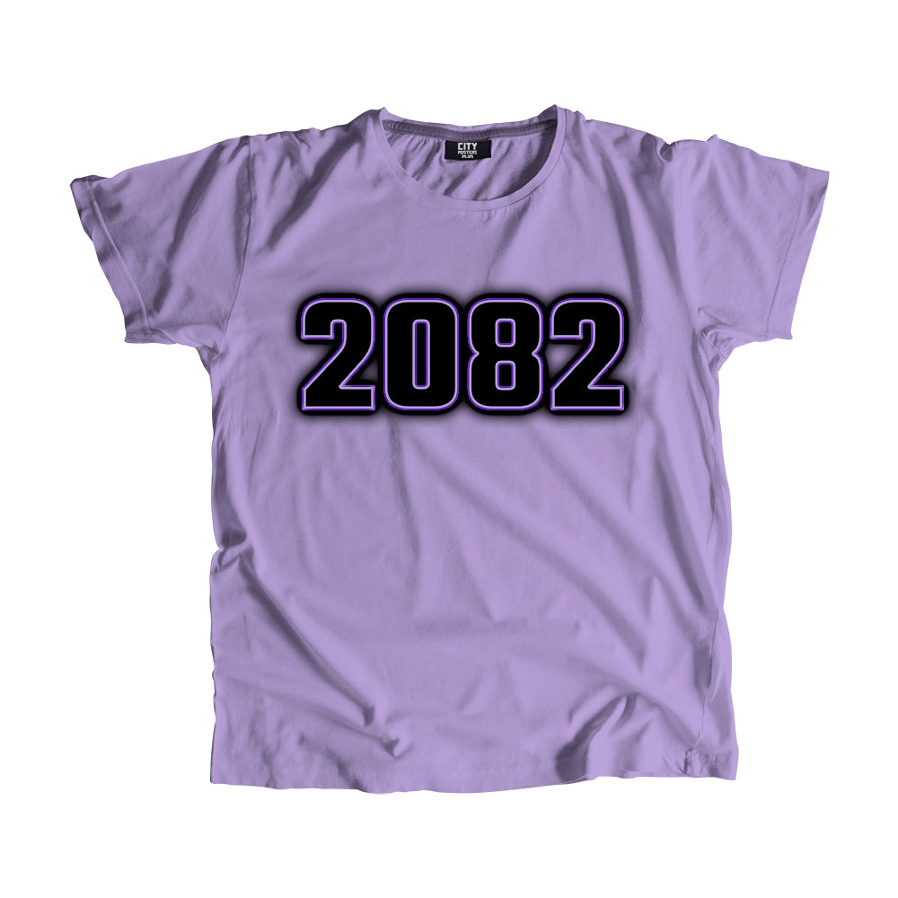 2082 Year Men Unisex T-Shirt (Iris Lavender)