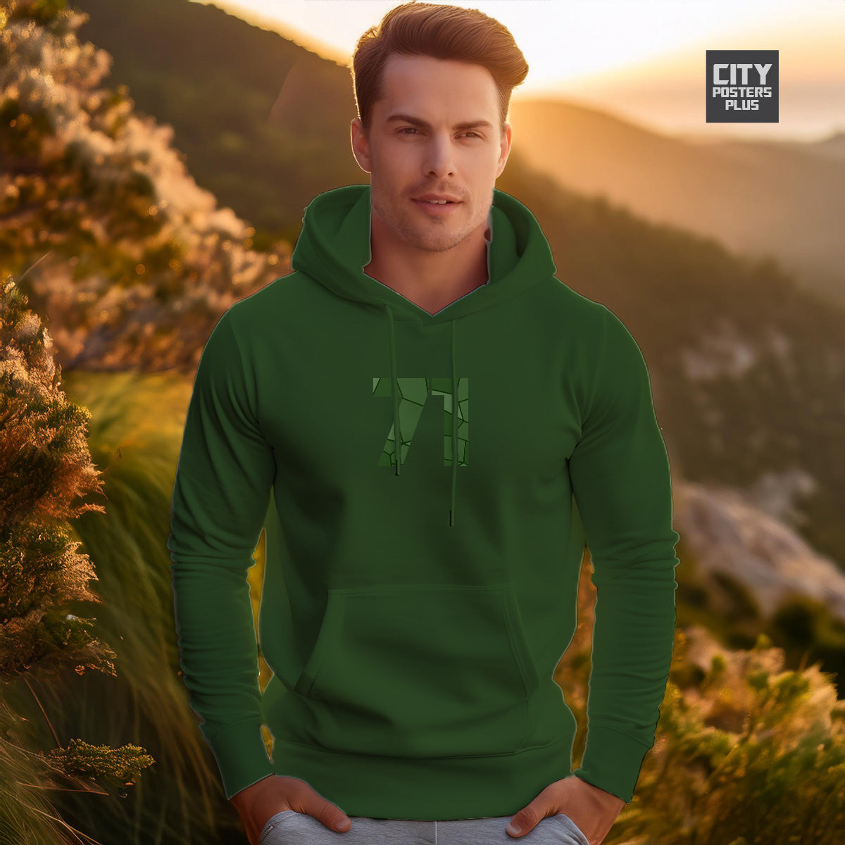 71 Number Unisex Hoodie | Personalized Number Hoodie for Men & Women
