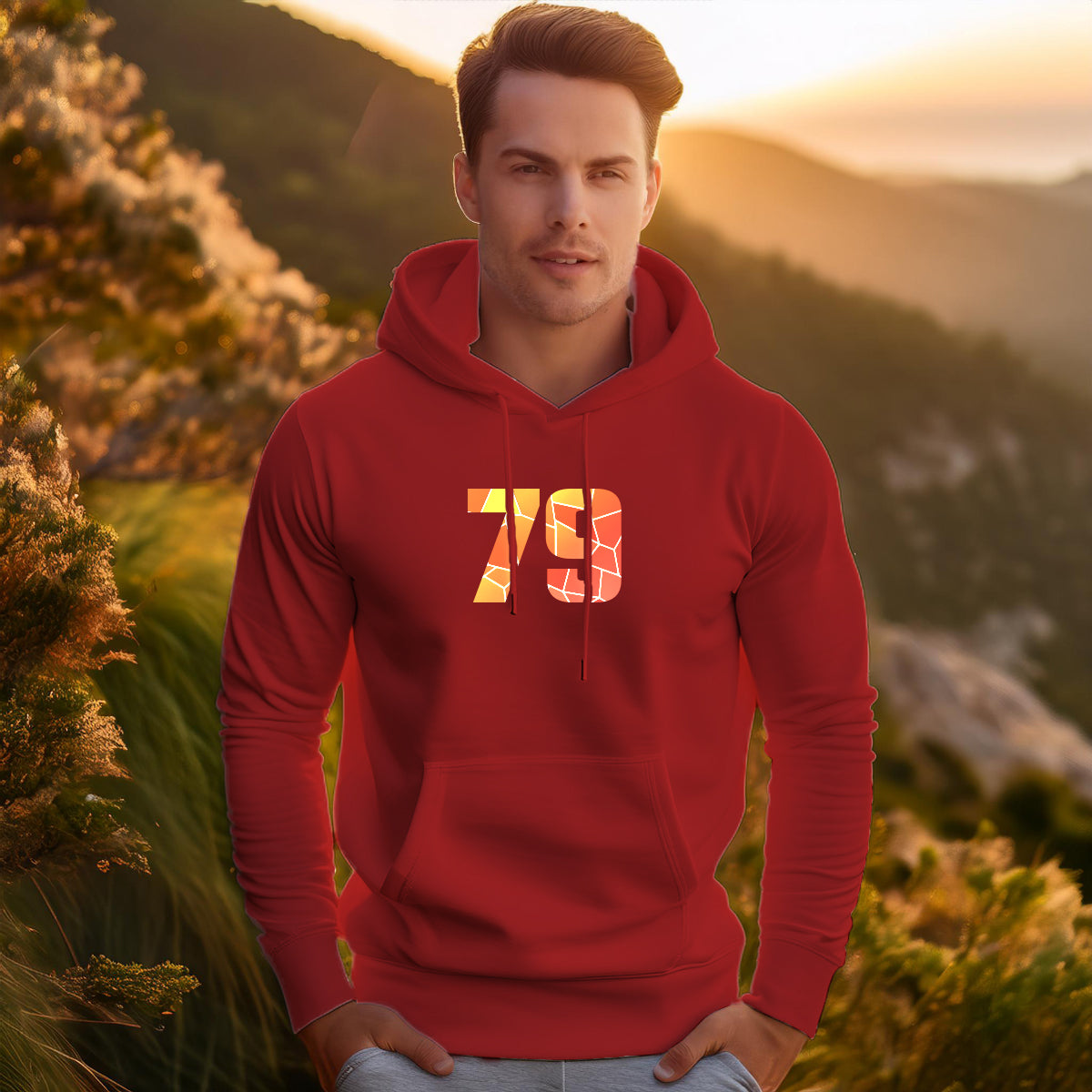 79 Number Unisex Hoodie | Personalized Number Hoodie for Men & Women