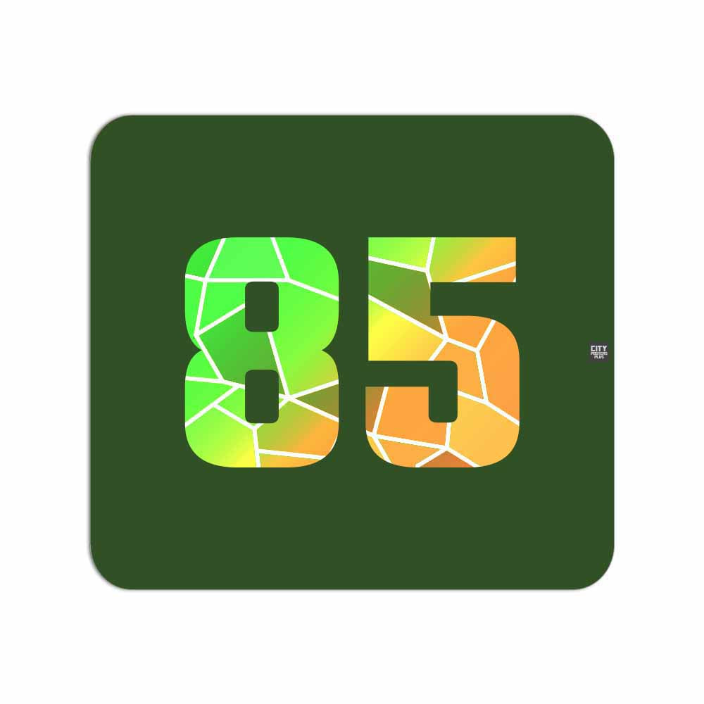85 Number Mousepad (Olive Green)