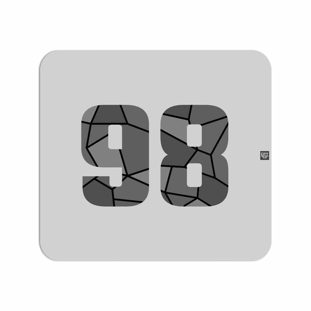 98 Number Mousepad (Melange Grey)