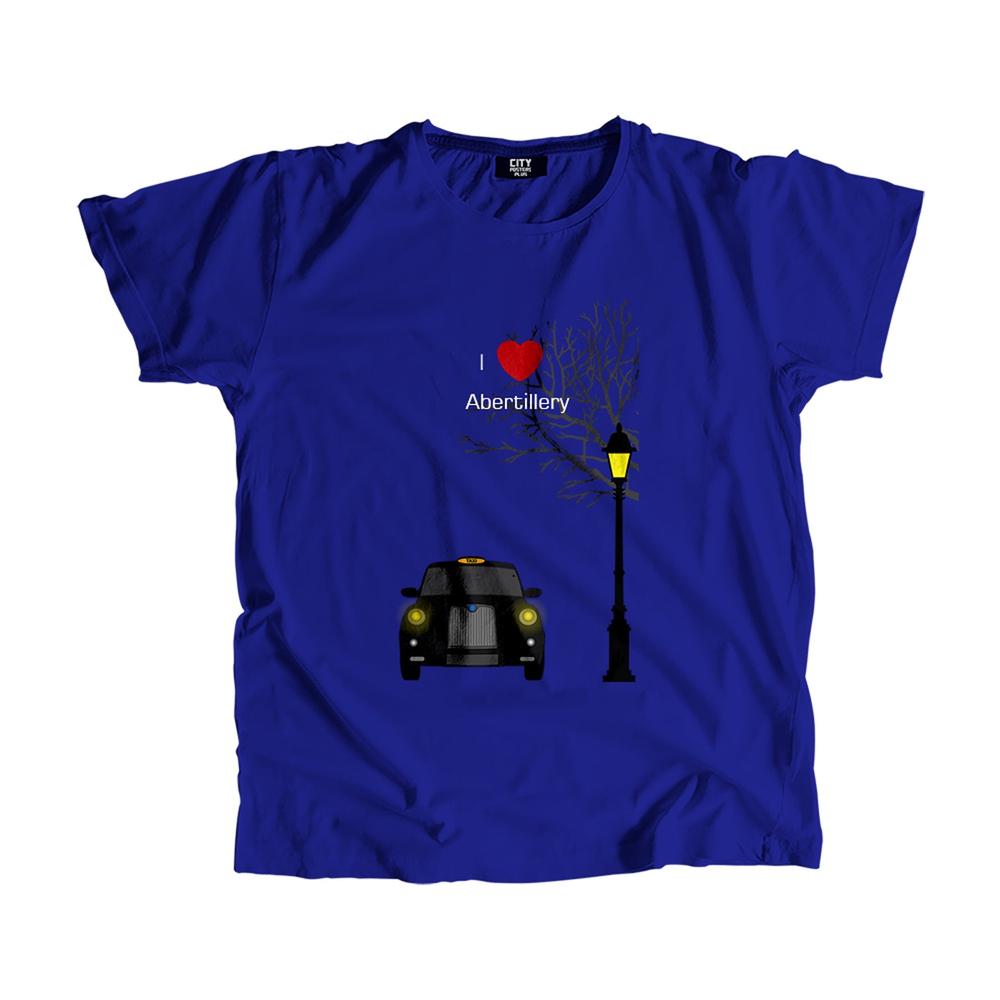 Abertillery Black Taxi Men Unisex T-Shirt