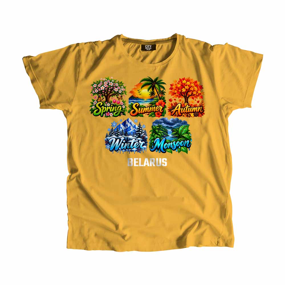 BELARUS Seasons Seasons Unisex T-Shirt | City Posters Plus