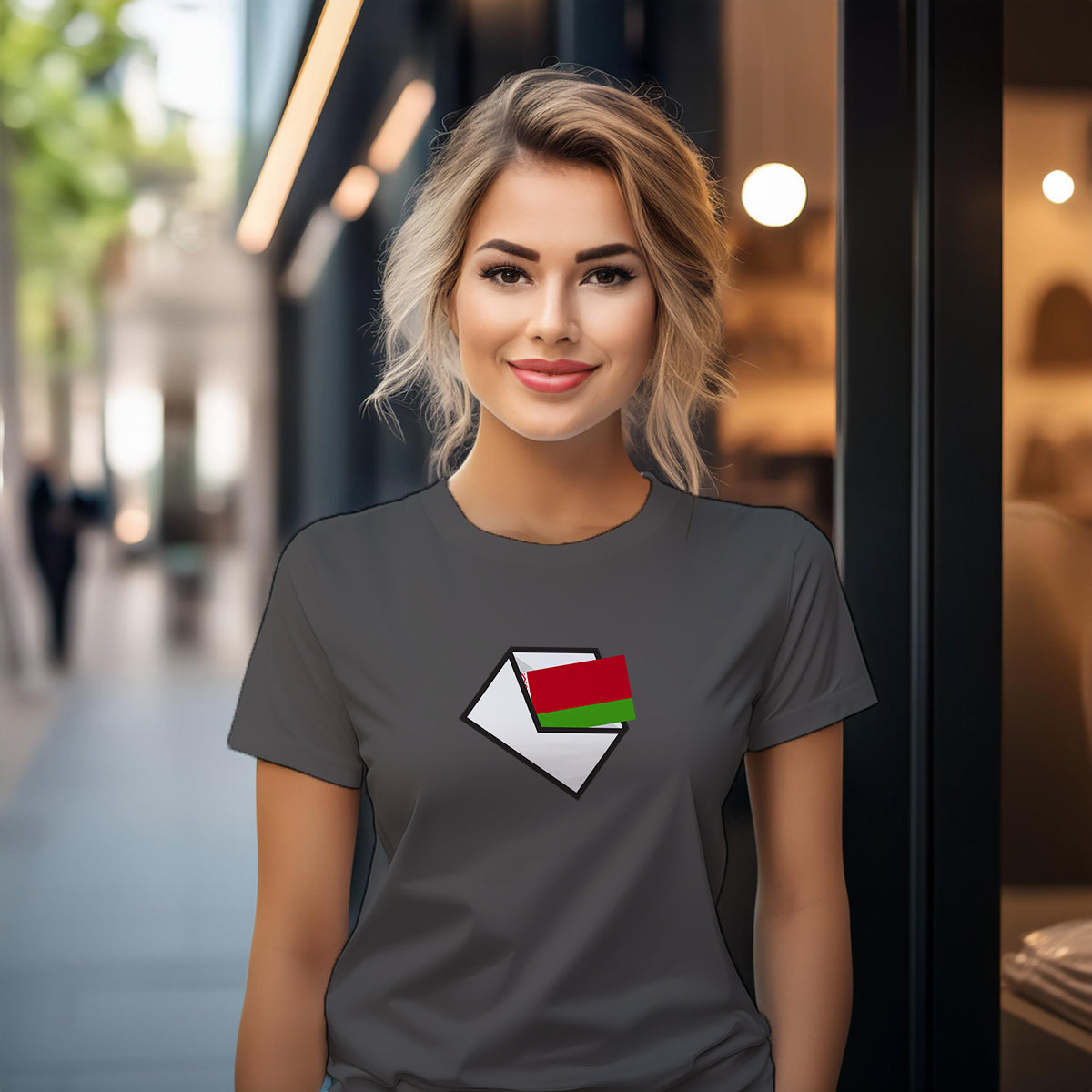 Belarus Mail Women T-Shirt | Postal Graphic Women's Tee
