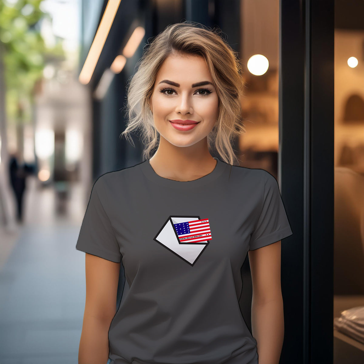 Bikini Atoll Mail Women T-Shirt | Postal Graphic Women's Tee
