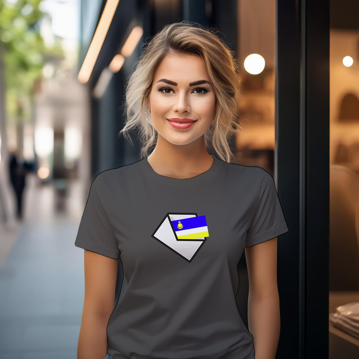 Buryatia Mail Women T-Shirt | Postal Graphic Women's Tee