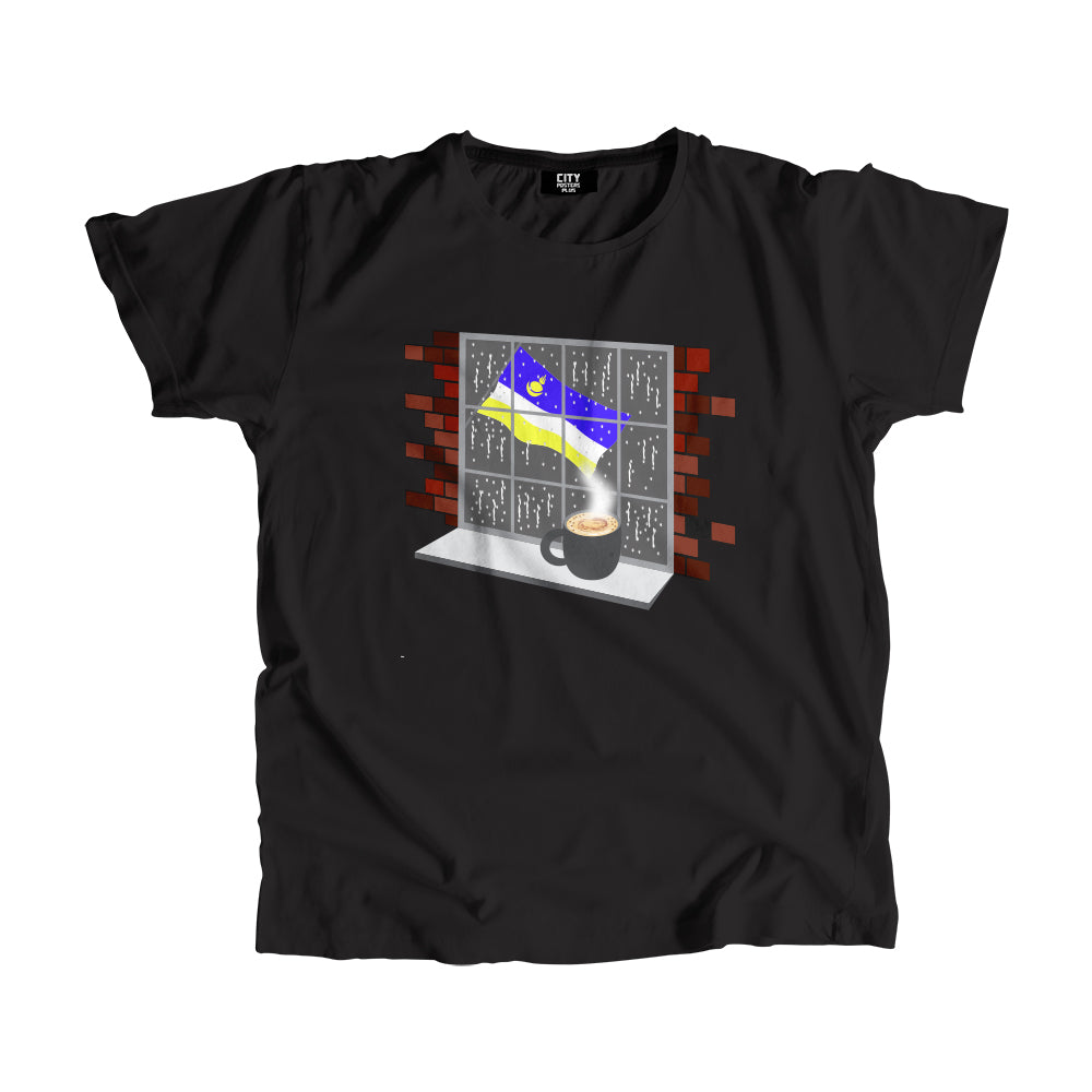 Buryatia Coffee Rain Men Unisex T-Shirt | Coffee Lover Graphic Tee