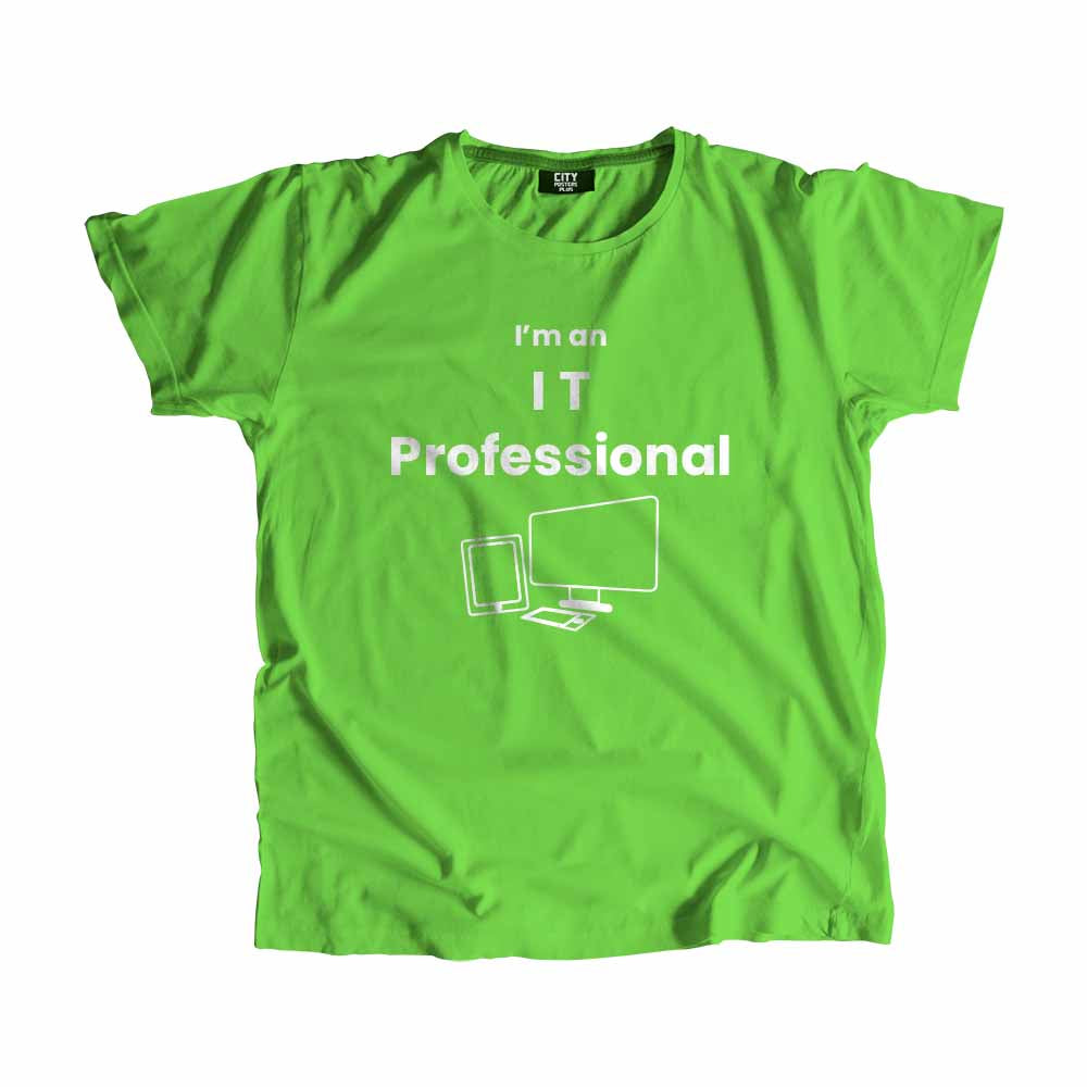 IT Professional Men Unisex T-Shirt (Liril Green)