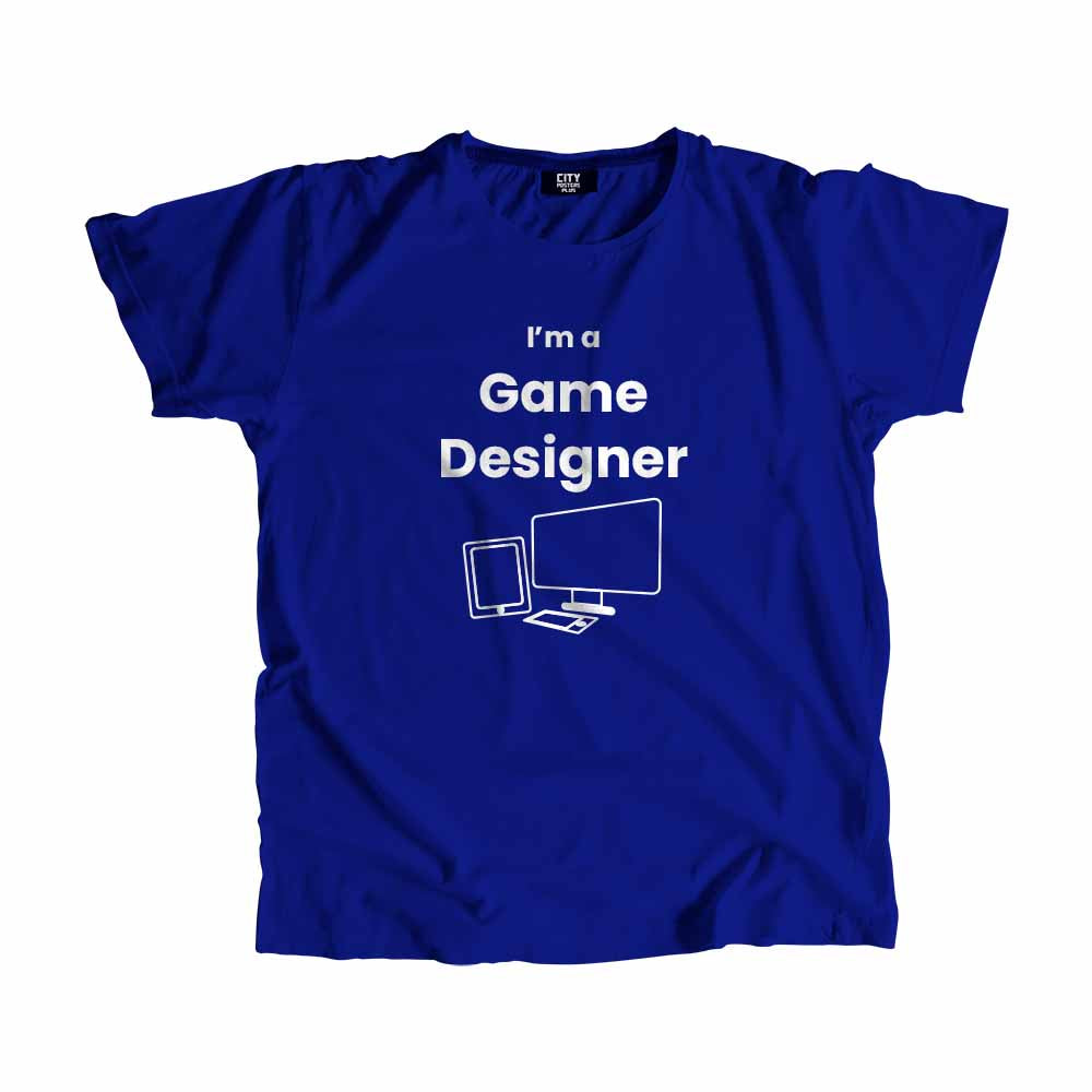 Game Designer Men Unisex T-Shirt (Royal Blue)