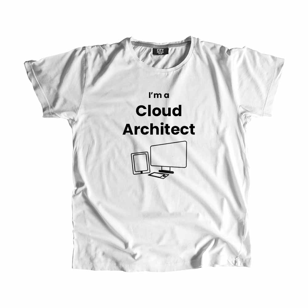 Cloud Architect Men Unisex T-Shirt (White)