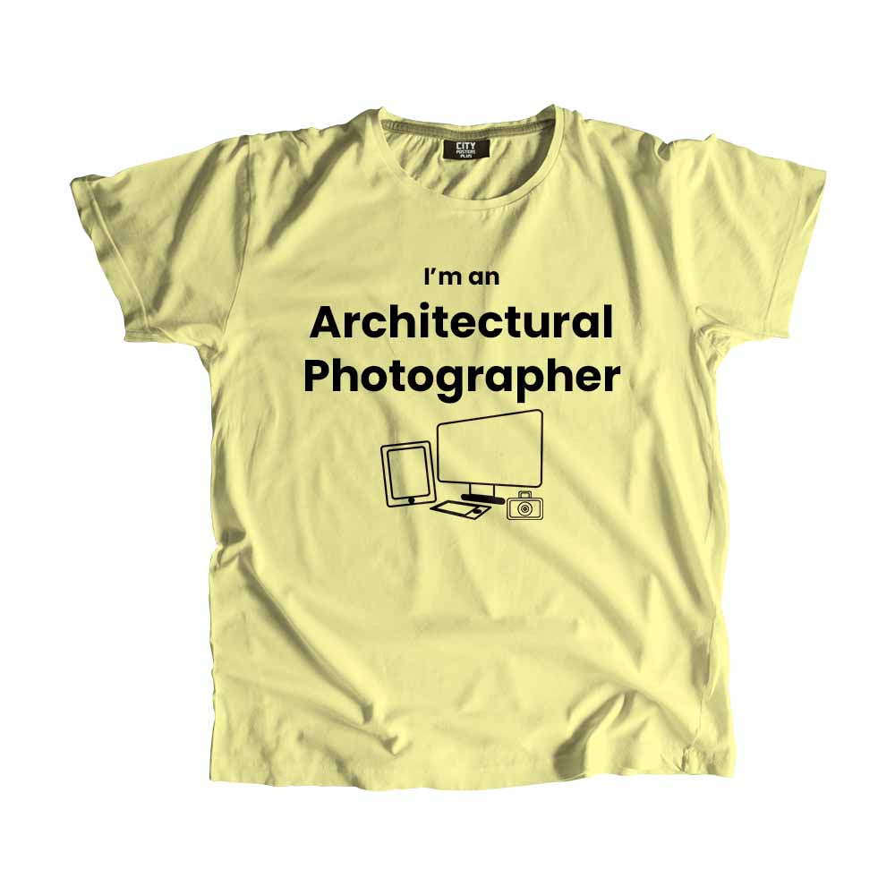 Architectural Photographer Men Unisex T-Shirt (Butter Yellow)