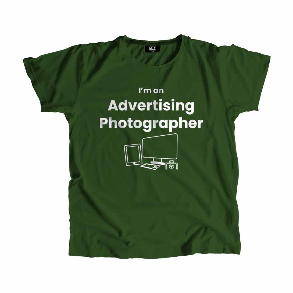 Advertising Photographer Men Unisex T-Shirt (Olive Green)