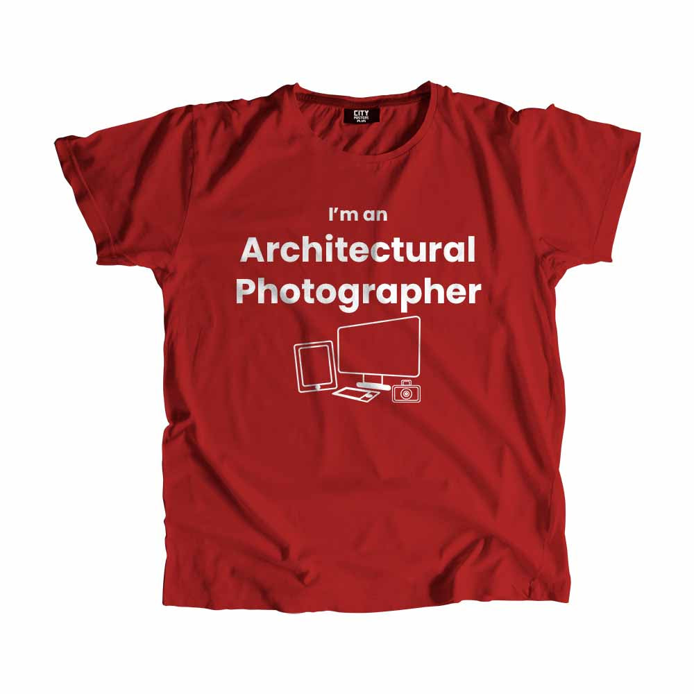 Architectural Photographer Men Unisex T-Shirt (Red)