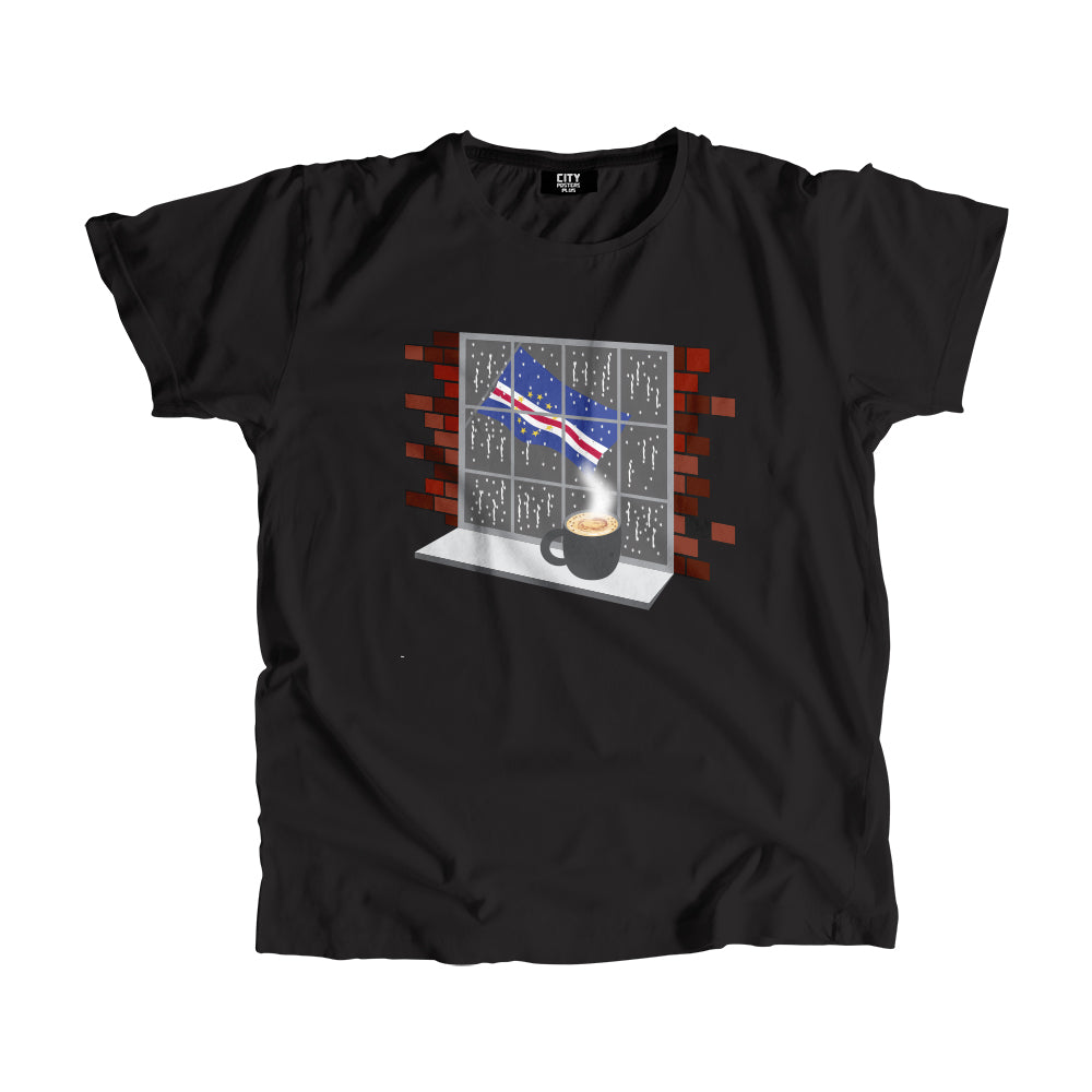 Cape Verde Coffee Rain Men Unisex T-Shirt | Coffee Lover Graphic Tee