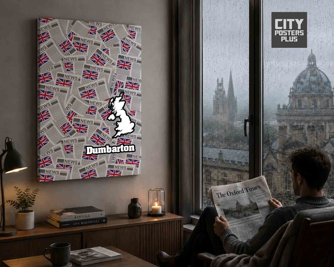 Dumbarton Newspapers Canvas Wrapped | 360 Images Plus
