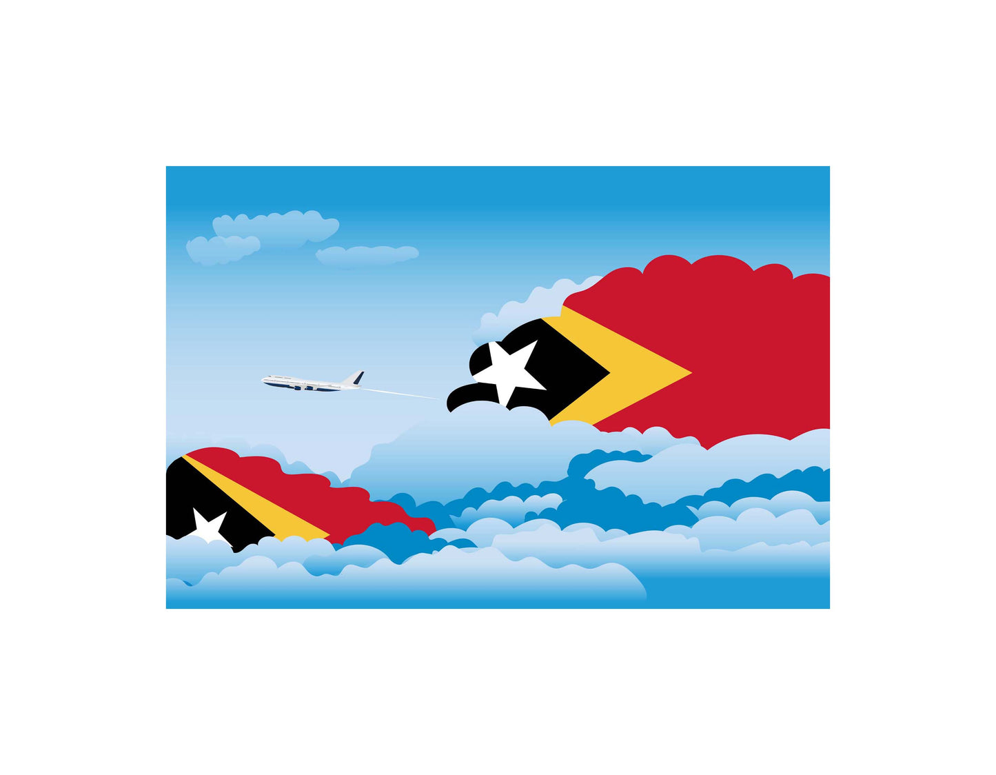East Timor Day Clouds Blankets & Throws | Soft Premium Blankets | City Posters Plus