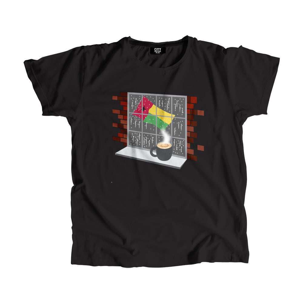 Guinea Bissau Coffee Rain Men Unisex T-Shirt | Coffee Lover Graphic Tee