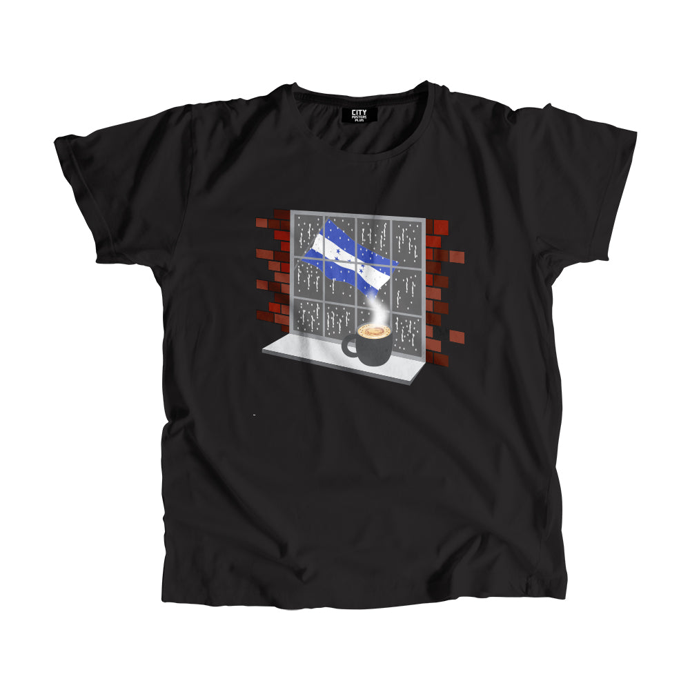Honduras Coffee Rain Men Unisex T-Shirt | Coffee Lover Graphic Tee