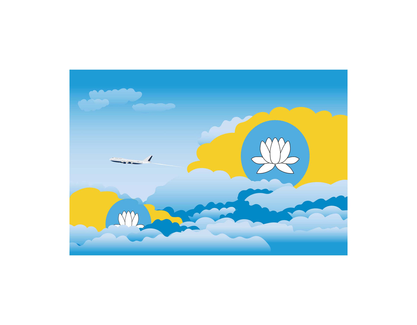 Kalmykia Day Clouds Blankets & Throws | Soft Premium Blankets | City Posters Plus