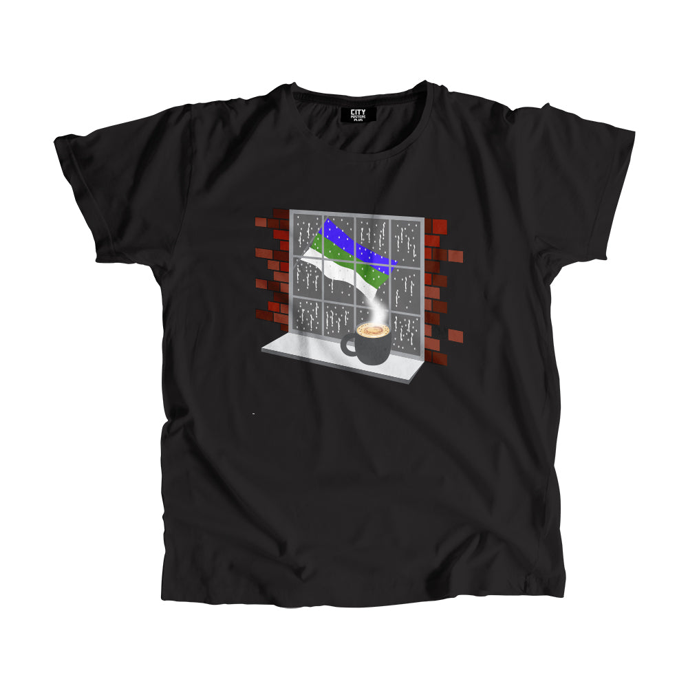 Komi Coffee Rain Men Unisex T-Shirt | Coffee Lover Graphic Tee