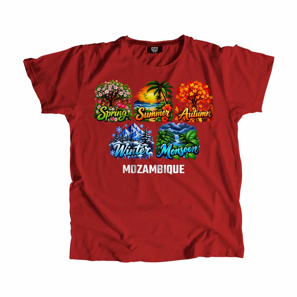 MOZAMBIQUE Seasons Seasons Unisex T-Shirt | City Posters Plus