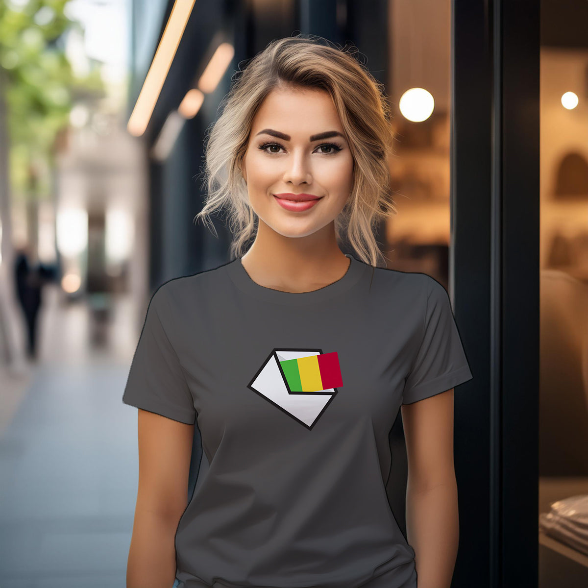 Mali Mail Women T-Shirt | Postal Graphic Women's Tee