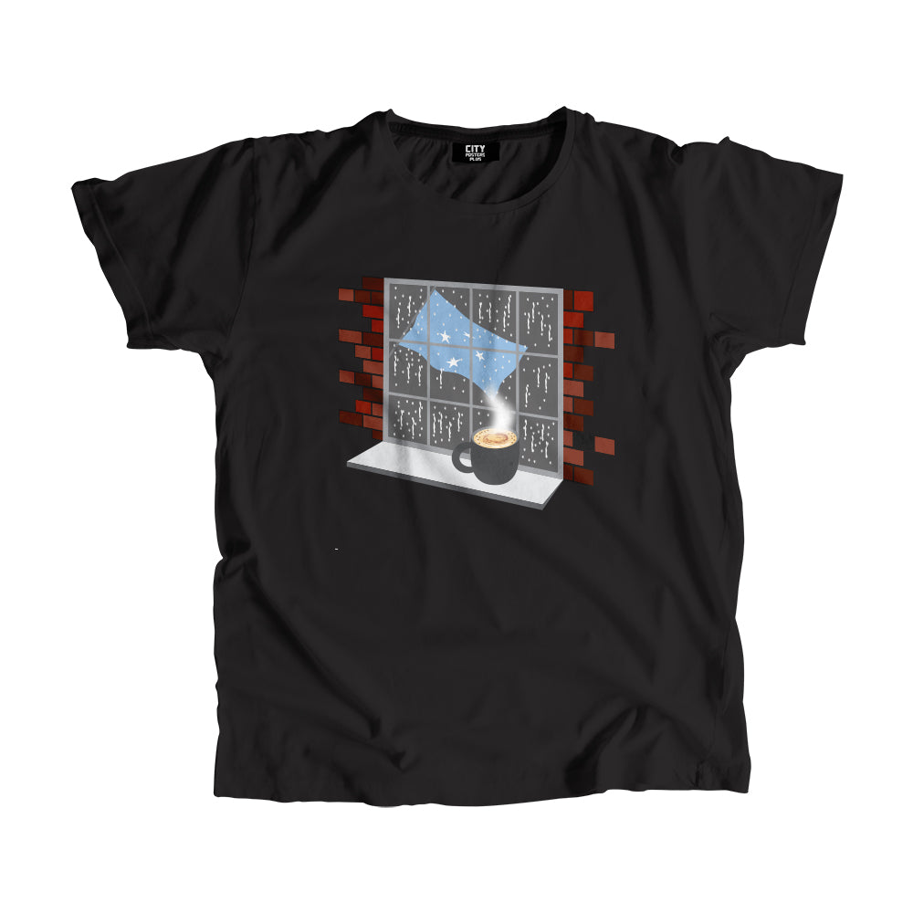 Micronesia Federated States Coffee Rain Men Unisex T-Shirt | Coffee Lover Graphic Tee