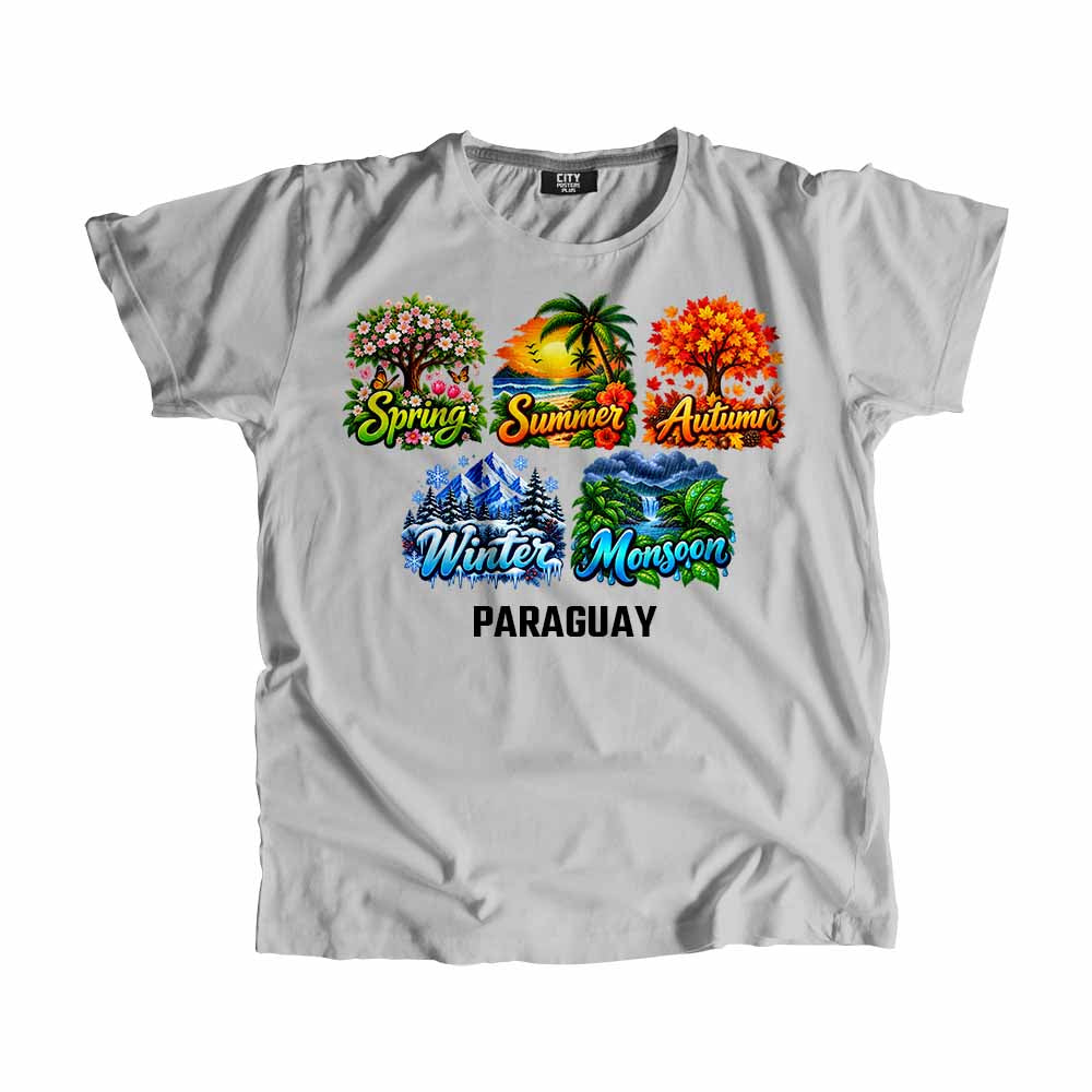 PARAGUAY Seasons Seasons Unisex T-Shirt | City Posters Plus