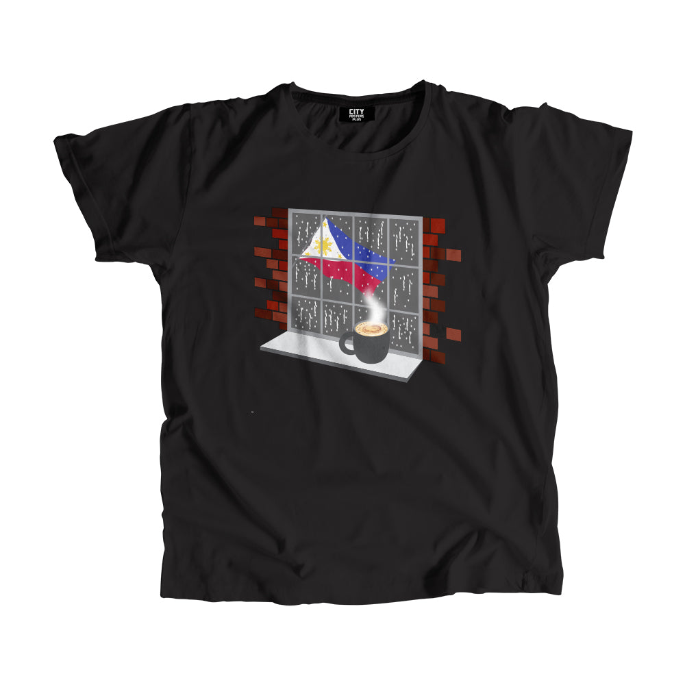 Philippines Coffee Rain Men Unisex T-Shirt | Coffee Lover Graphic Tee