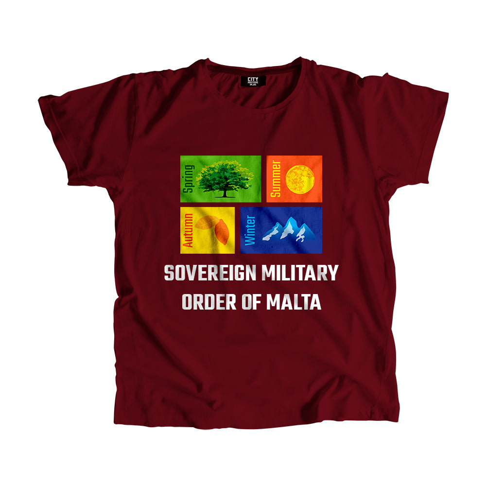 SOVEREIGN MILITARY ORDER OF MALTA Seasons Seasons Unisex T-Shirt | City Posters Plus
