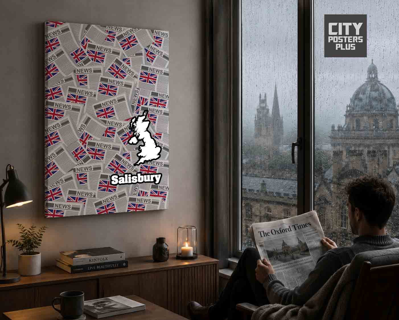 Salisbury Newspapers Canvas Wrapped | 360 Images Plus