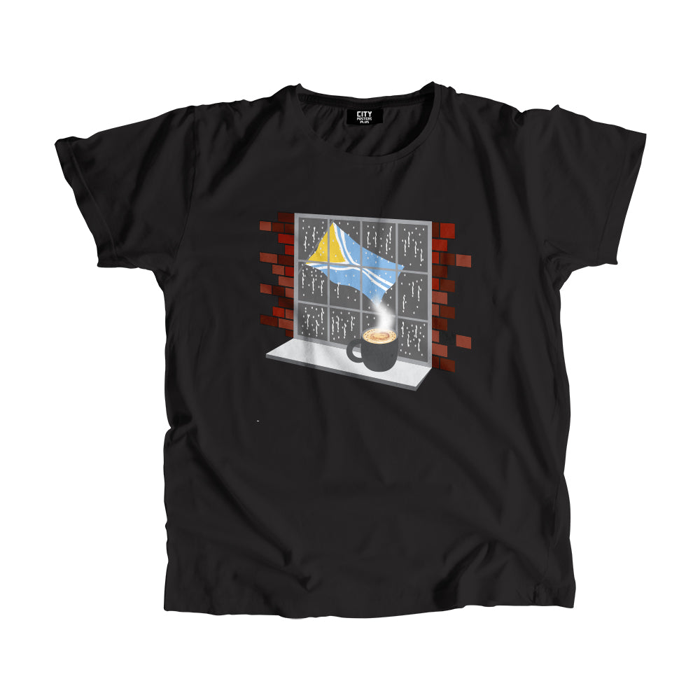 Tuva Coffee Rain Men Unisex T-Shirt | Coffee Lover Graphic Tee