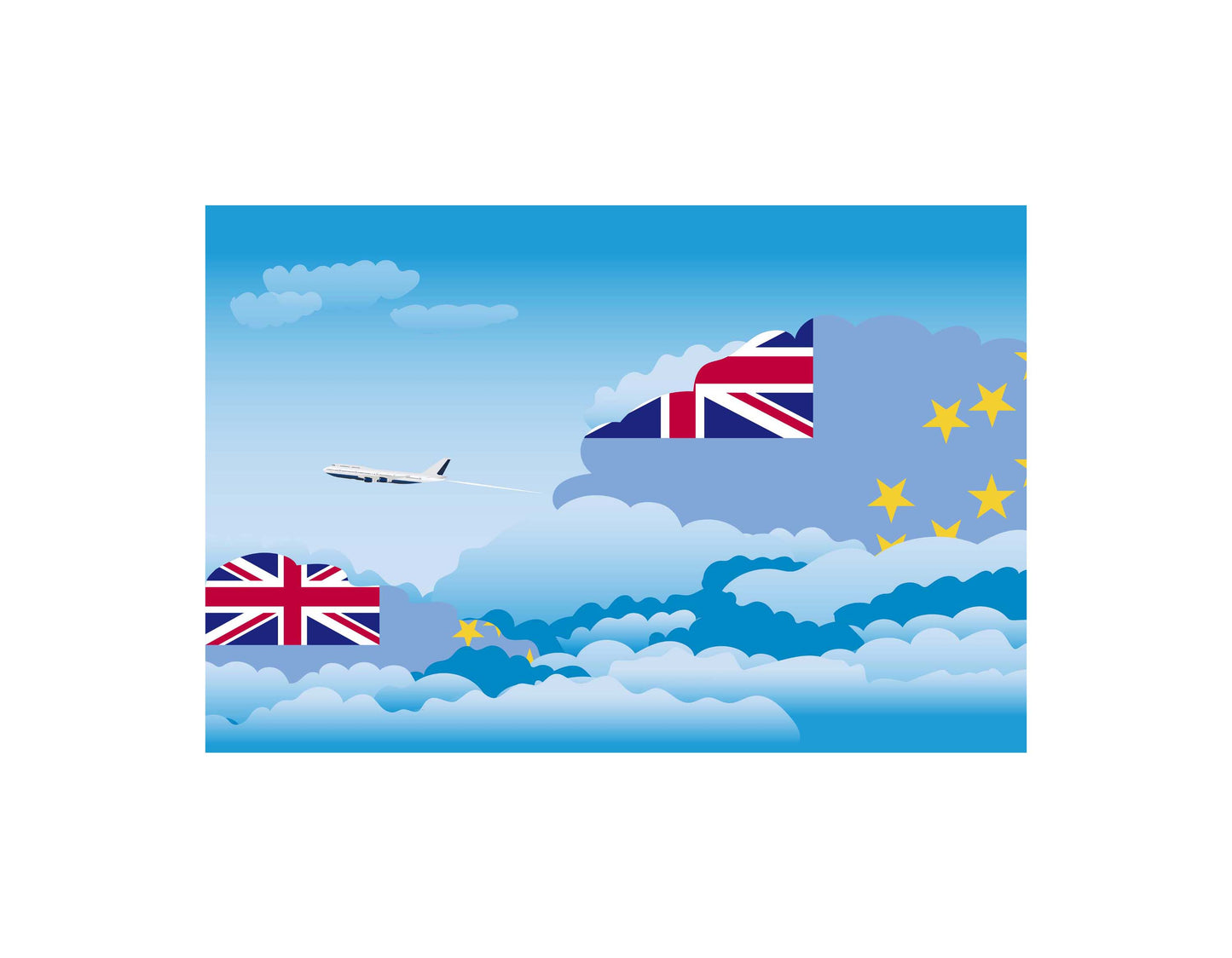 Tuvalu Day Clouds Blankets & Throws | Soft Premium Blankets | City Posters Plus