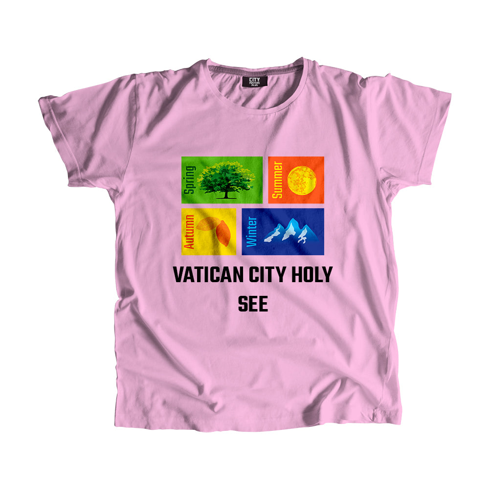 VATICAN CITY HOLY SEE Seasons Men Unisex T-Shirt (Liril Green)
