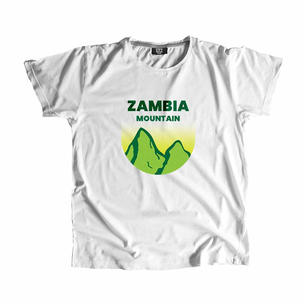 ZAMBIA Mountain Men Unisex T-Shirt | Outdoor Adventure Unisex Tee