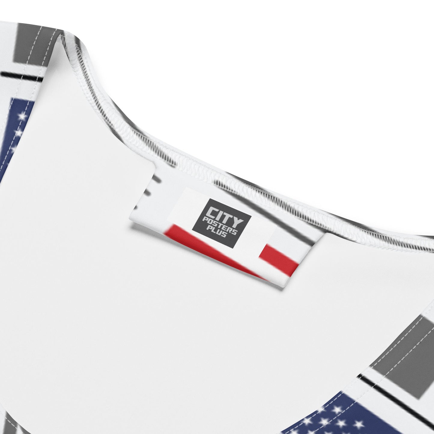 USA Newspapers Bodycon Dress (White)