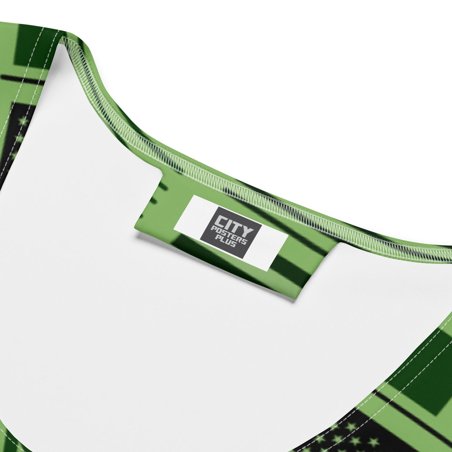 USA Newspapers Bodycon Dress (Green)