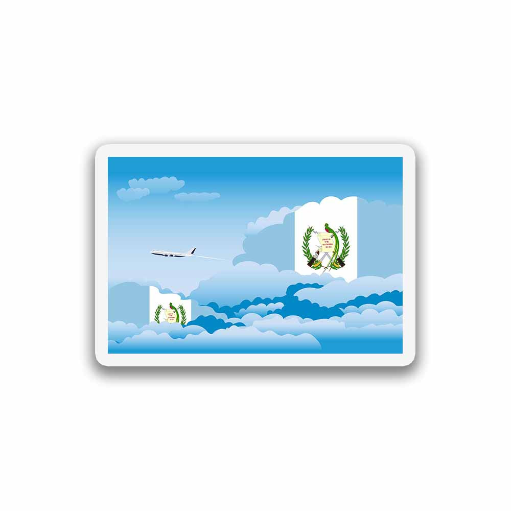 Guatemala Day Clouds Fridge Magnet