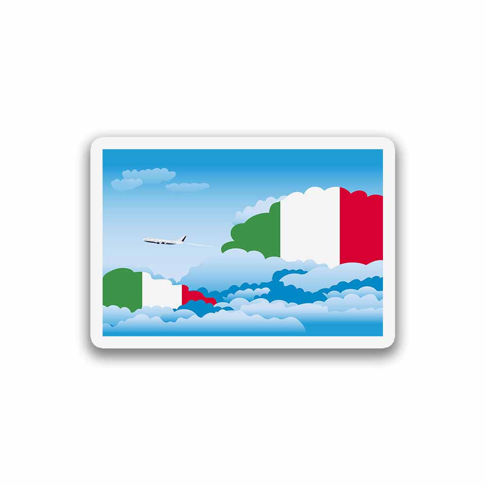 Italy Day Clouds Fridge Magnet