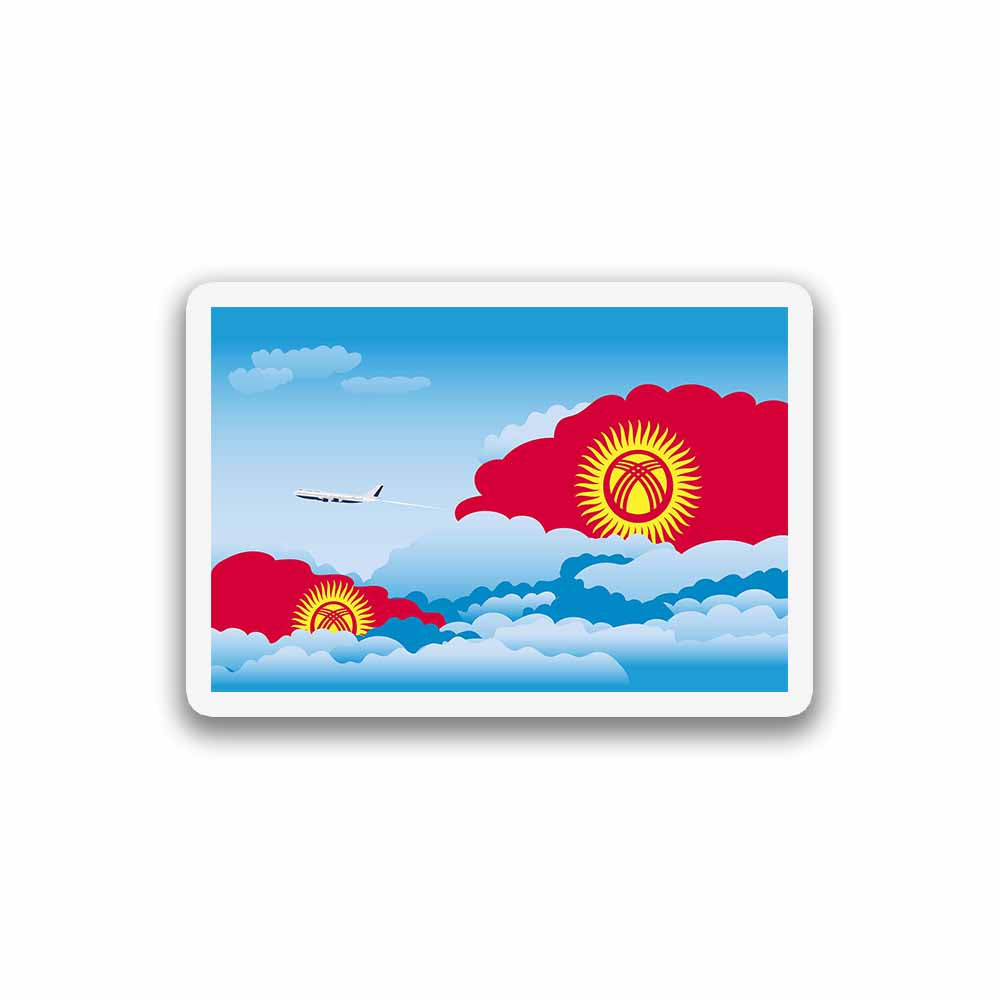 Kyrgyzstan Day Clouds Fridge Magnet