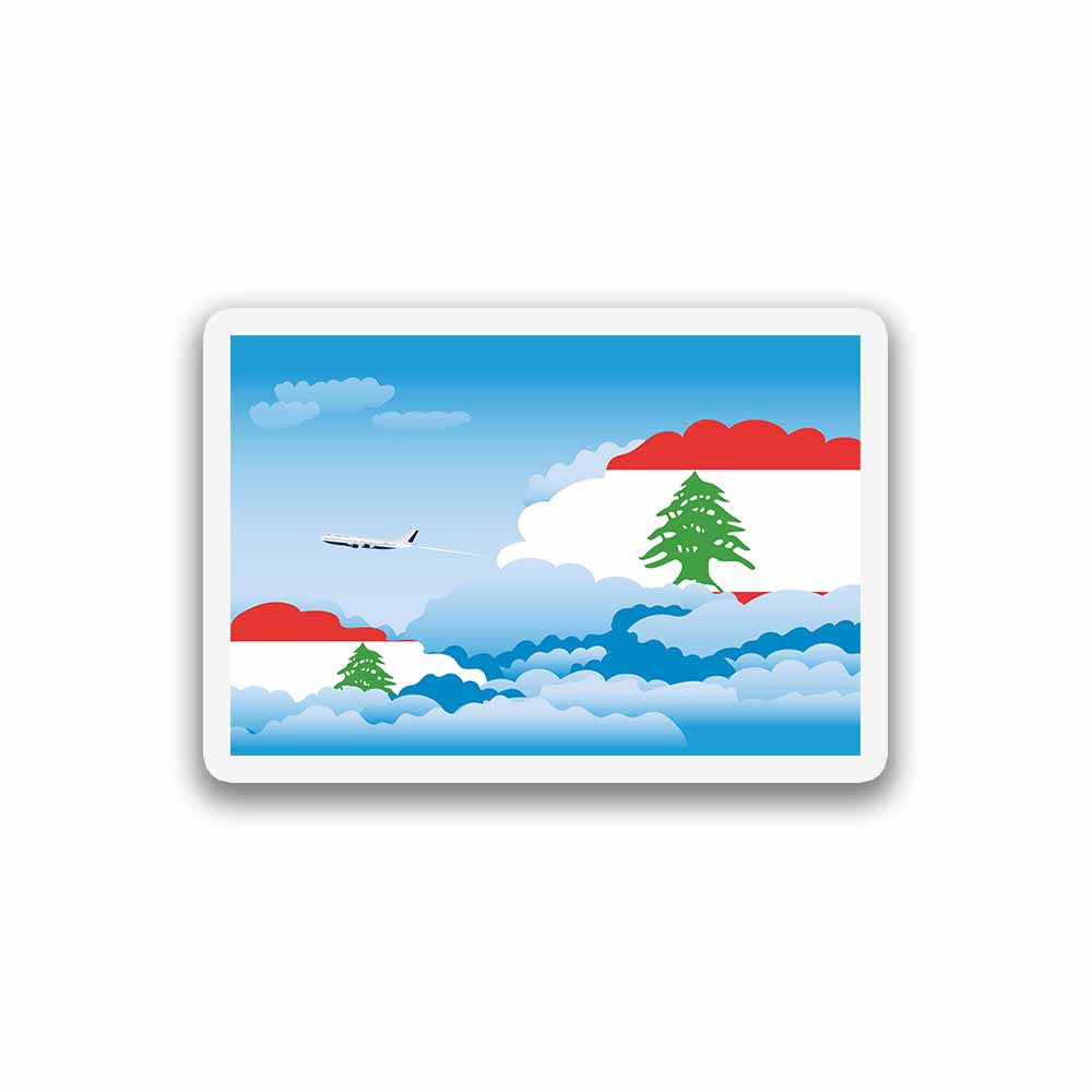 Lebanon Day Clouds Fridge Magnet