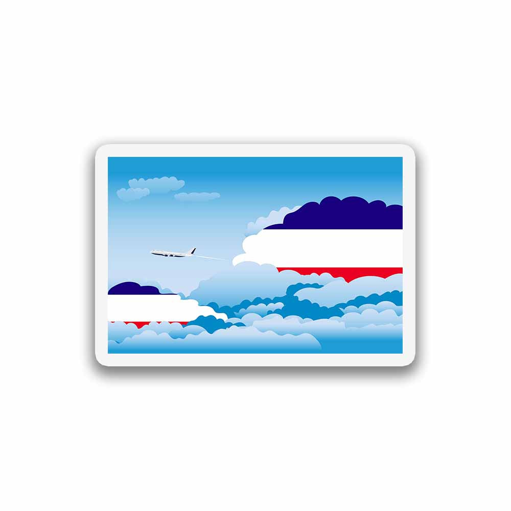 Los Altos Day Clouds Fridge Magnet