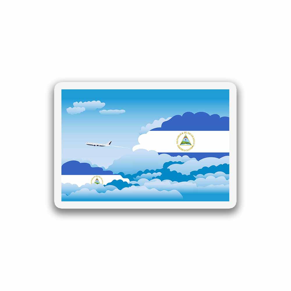 Nicaragua Day Clouds Fridge Magnet