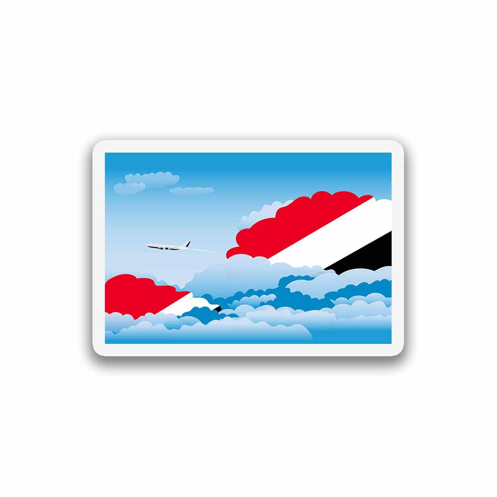 Sealand, Principality of Day Clouds Fridge Magnet