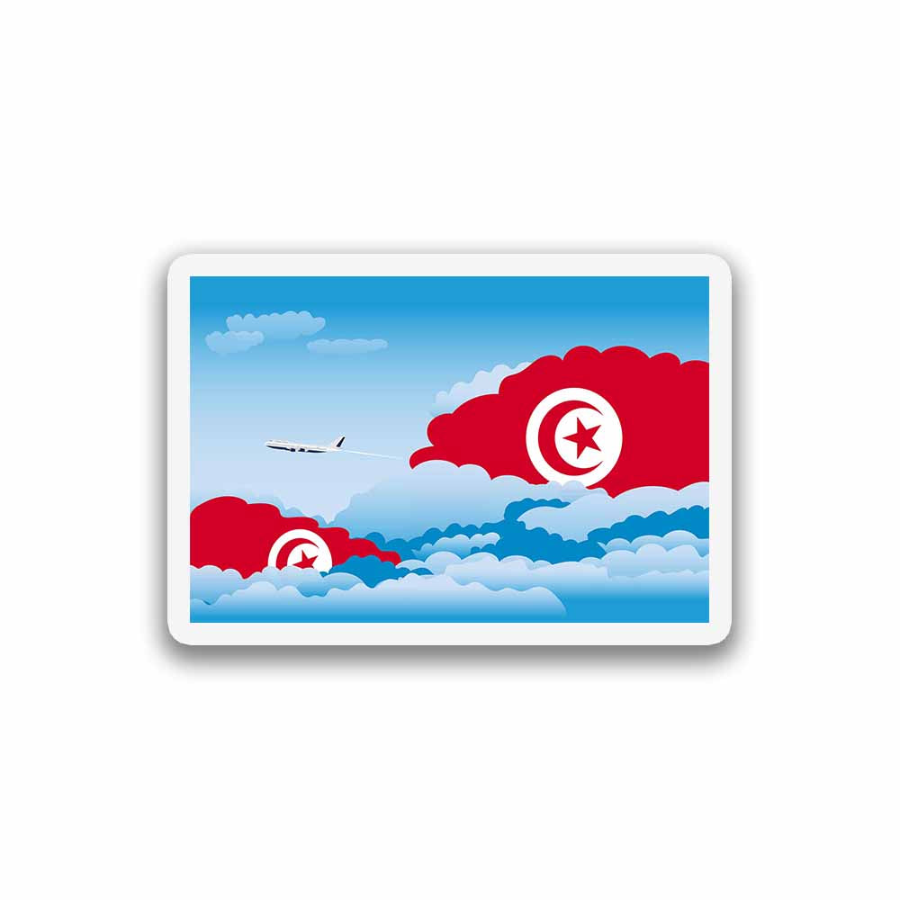 Tunisia Day Clouds Fridge Magnet