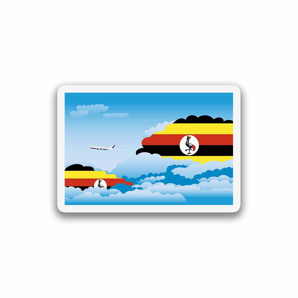 Uganda Day Clouds Fridge Magnet