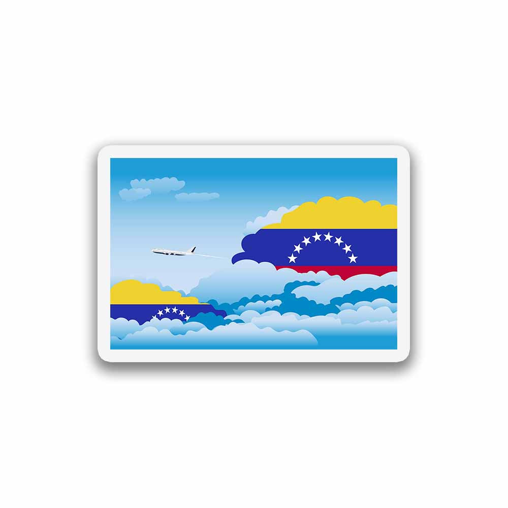 Venezuela Day Clouds Fridge Magnet