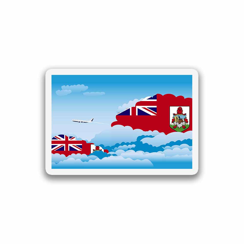 Bermuda Day Clouds Fridge Magnet
