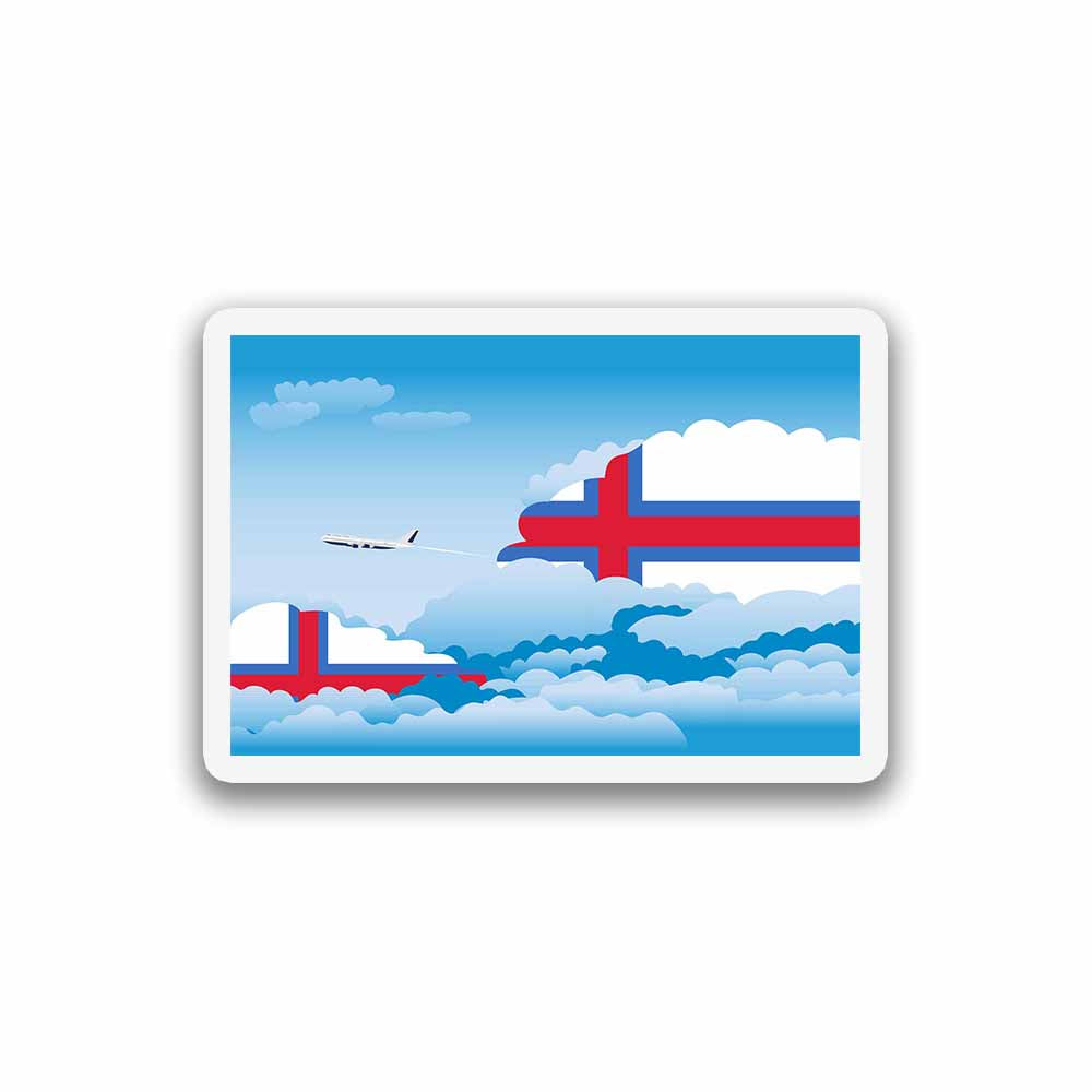 Faroe Islands Day Clouds Fridge Magnet